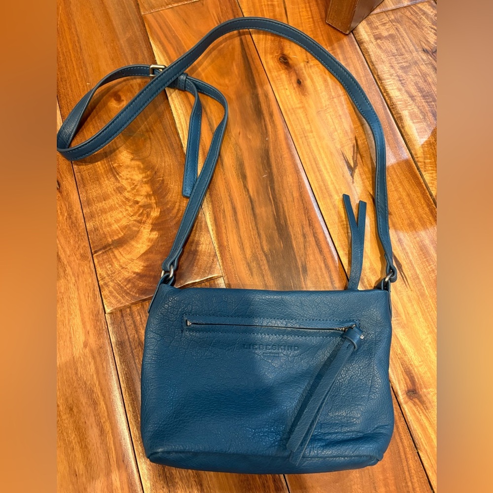 Liebeskind Teal Leather Crossbody Bag